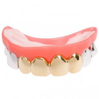 Silver and Gold Look Teeth BUY